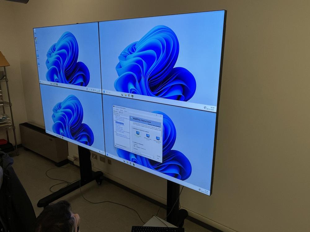 Videowall Sala Controllo - Swiss Power Padova