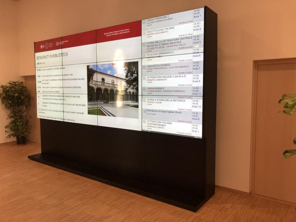 Università padova videowall